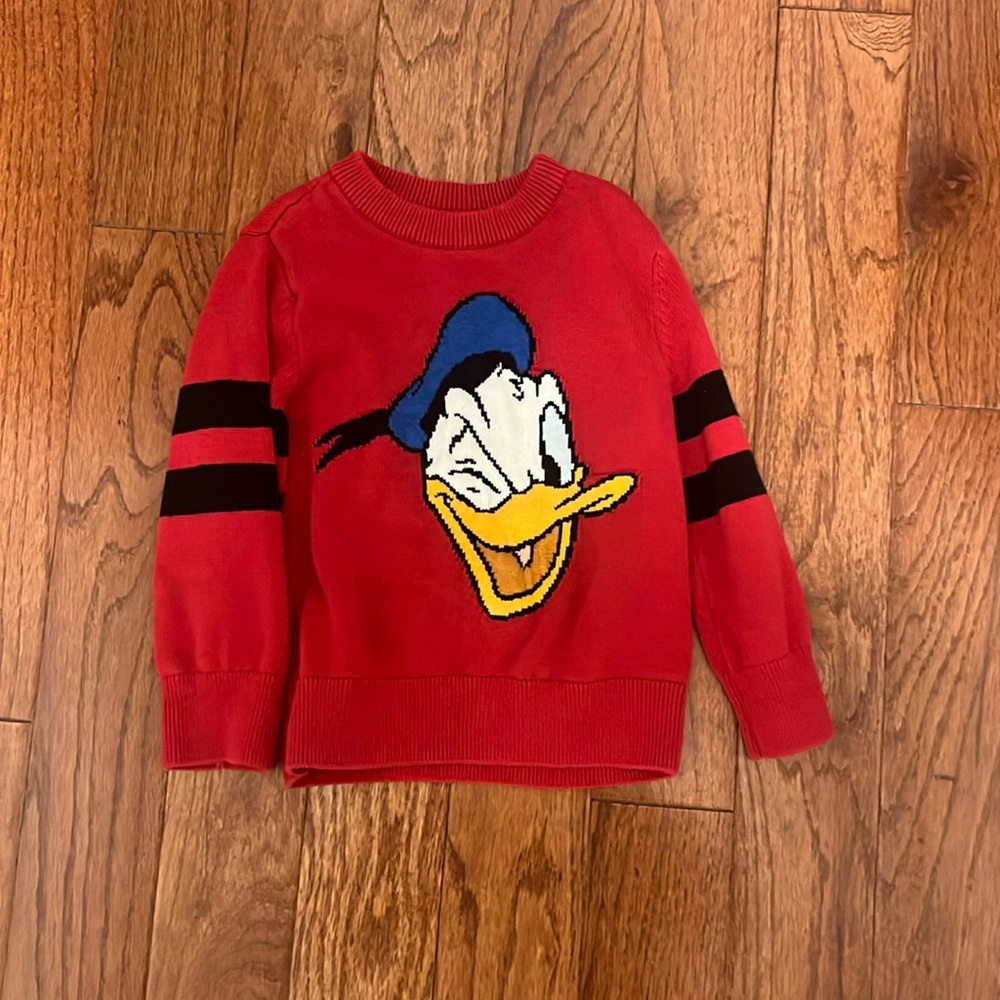 Donald Duck sweater baby gap size 2 years